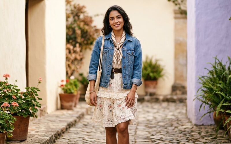 Cómo combinar una chaqueta de jean: 8 looks para mujer (2026)