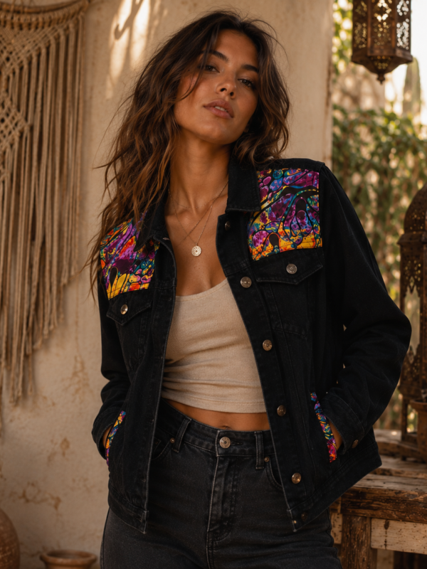 Chaqueta Denim Artesanal - Nuru