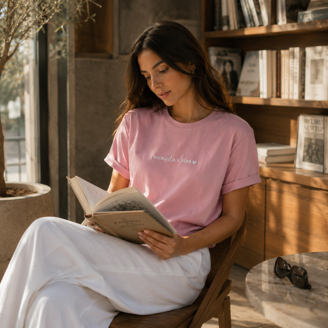 Camiseta Rosa Amada