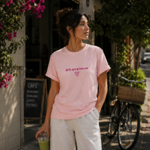 Camiseta Rosa Se Lo Que Quieras Ser